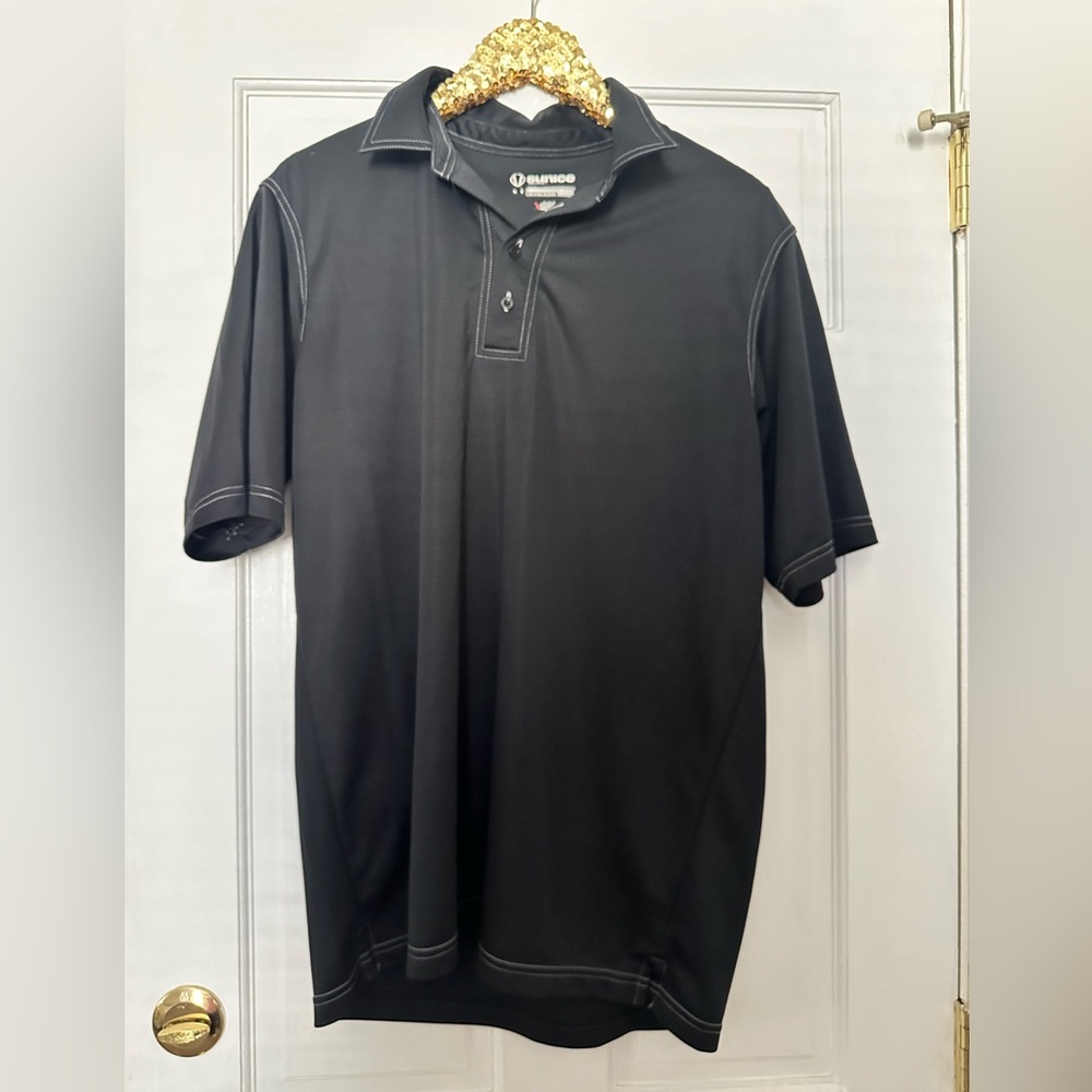 Sunice Men's Polo Shirt Black Size XL